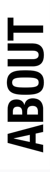 a black and white poster with the word about on it